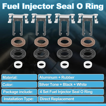 Set of 4 O-Ring Rebuild Repair Kit A2710720043 for Mercedes-Benz W204 (2007–2014)