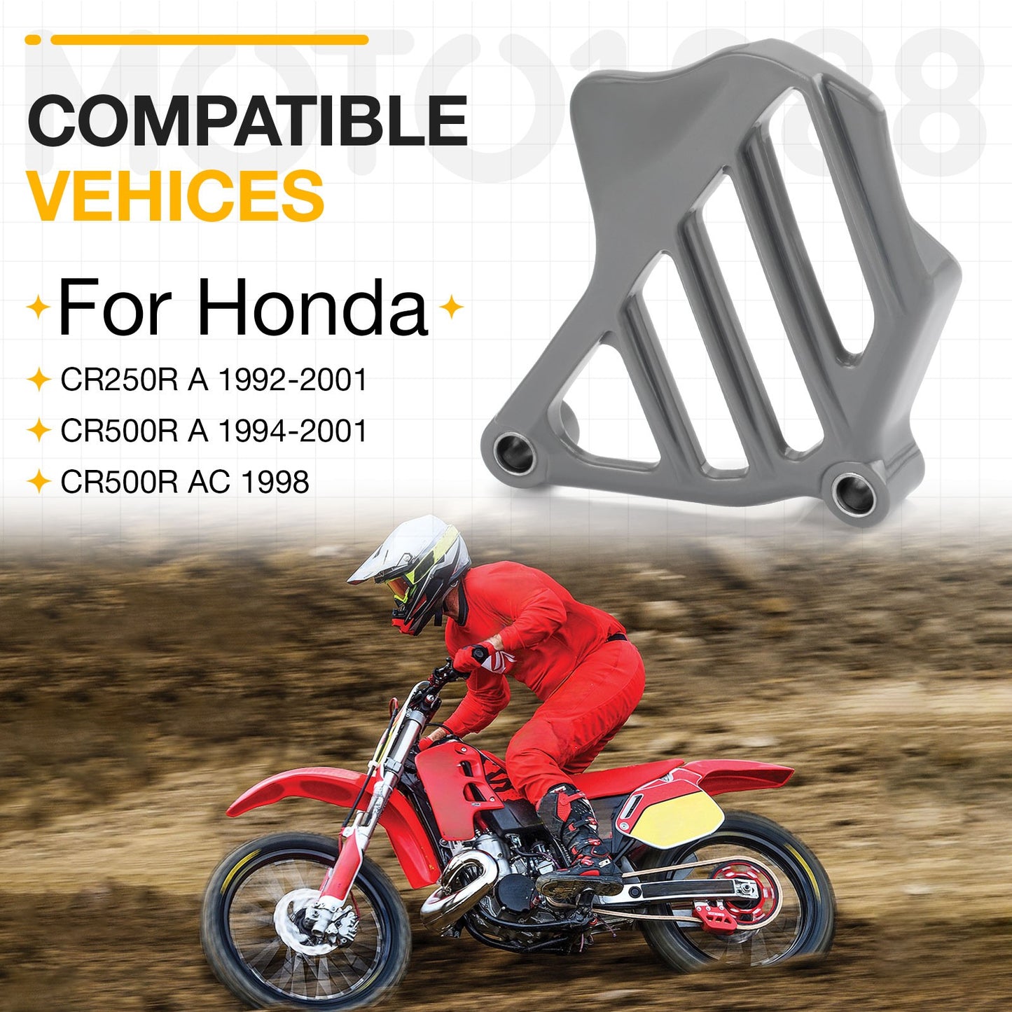 Front Sprocket Cover for Honda CR250R CR500R (1992–2001)