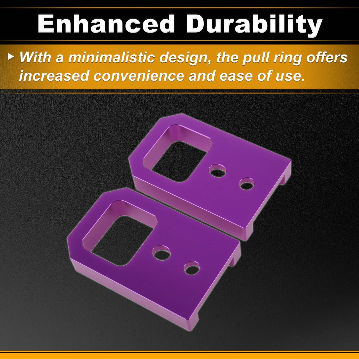 Tow Bars for Toyota Tacoma (2024–2026) - Front Tow Hook, Purple