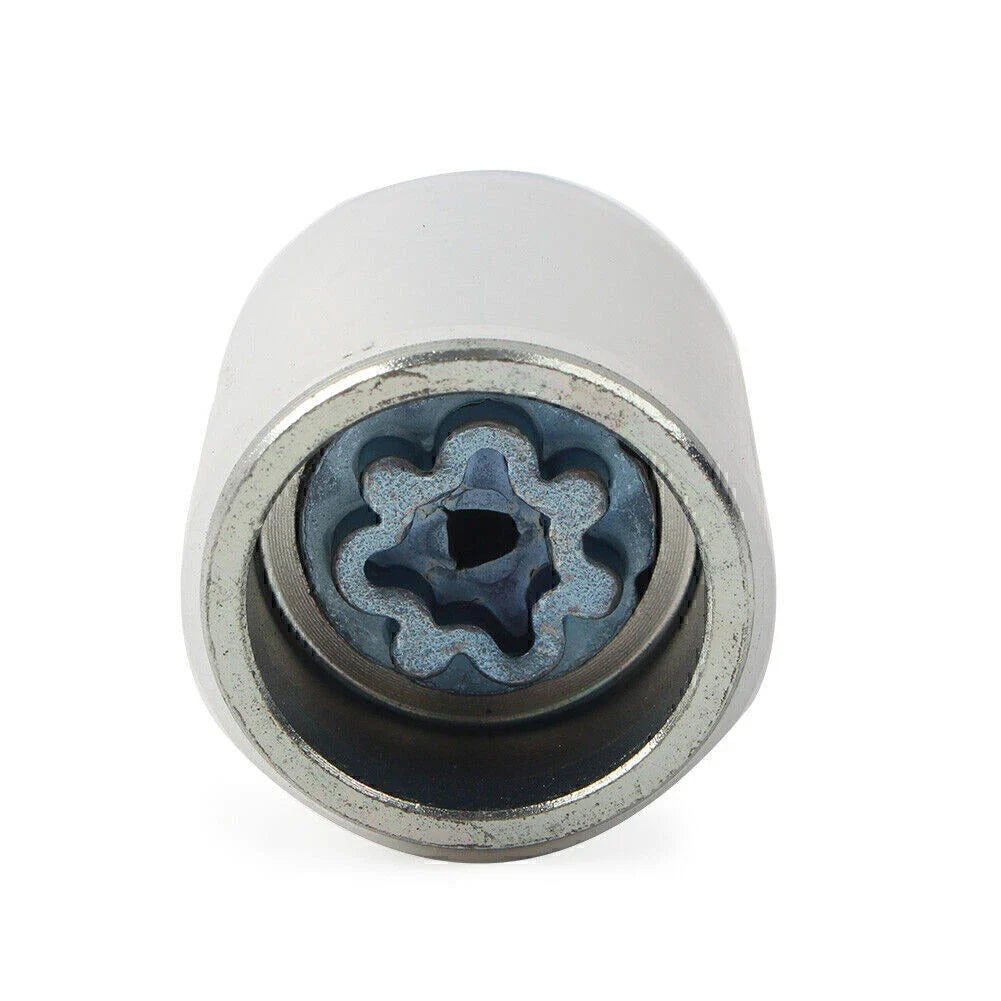 Chrome Steel Locking Wheel Nut Key for Audi