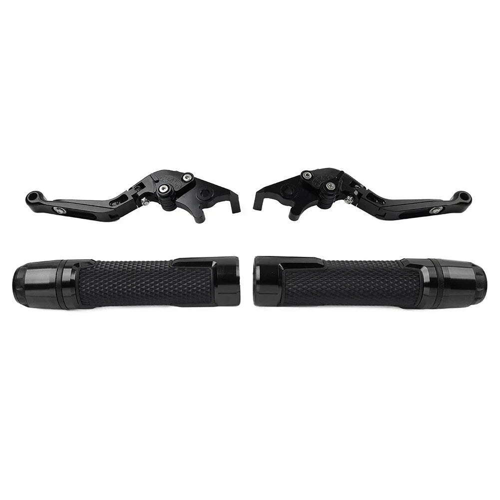 Black Extendable Brake Clutch Lever Grip for Honda CB1000R CBR1000RR (2008-2023)