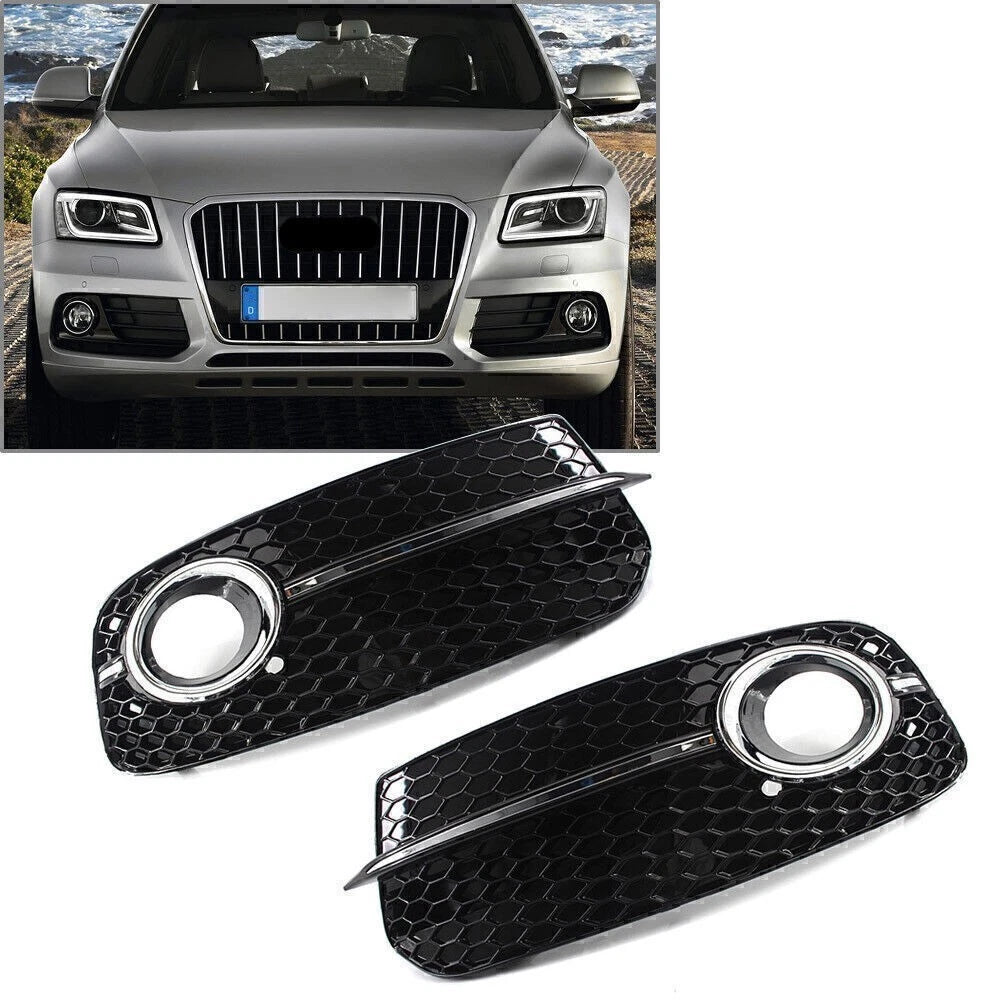 Front Bumper Fog Light Grille Cover for Audi Q5 (2018–2022) 80A807679D
