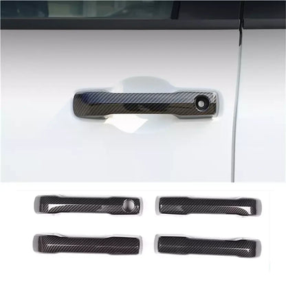 4pcs / Carbon Fiber Side Door Handles Cover Trim for Toyota Tacoma (2024–2024)