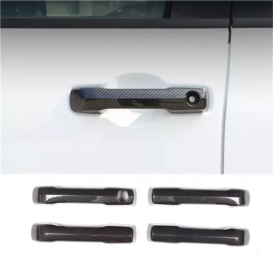 4pcs / Carbon Fiber Side Door Handles Cover Trim for Toyota Tacoma (2024–2024)