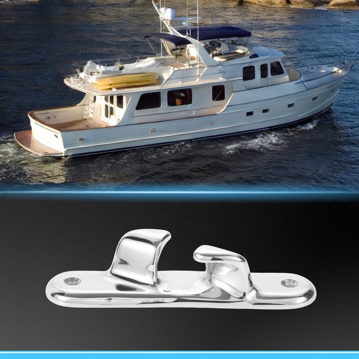Boat Bow Chock Marine 316 Stainless Steel Right Side 155 mm for Boats