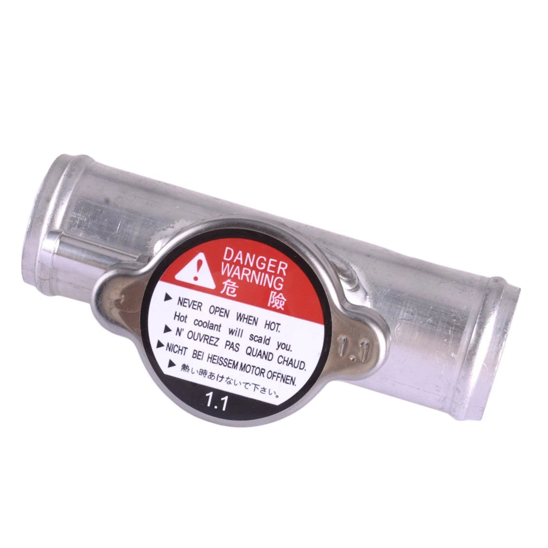 32mm 1-1/4" O.D Aluminum Inline Radiator Coolant Pipe Filler Neck