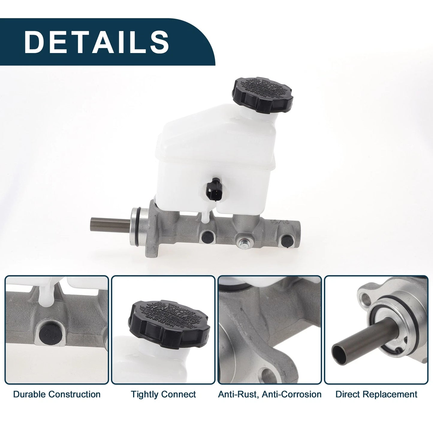 Brake Master Cylinder with Reservoir No. 585102L500/M630675 for Hyundai Elantra (2011–2016)