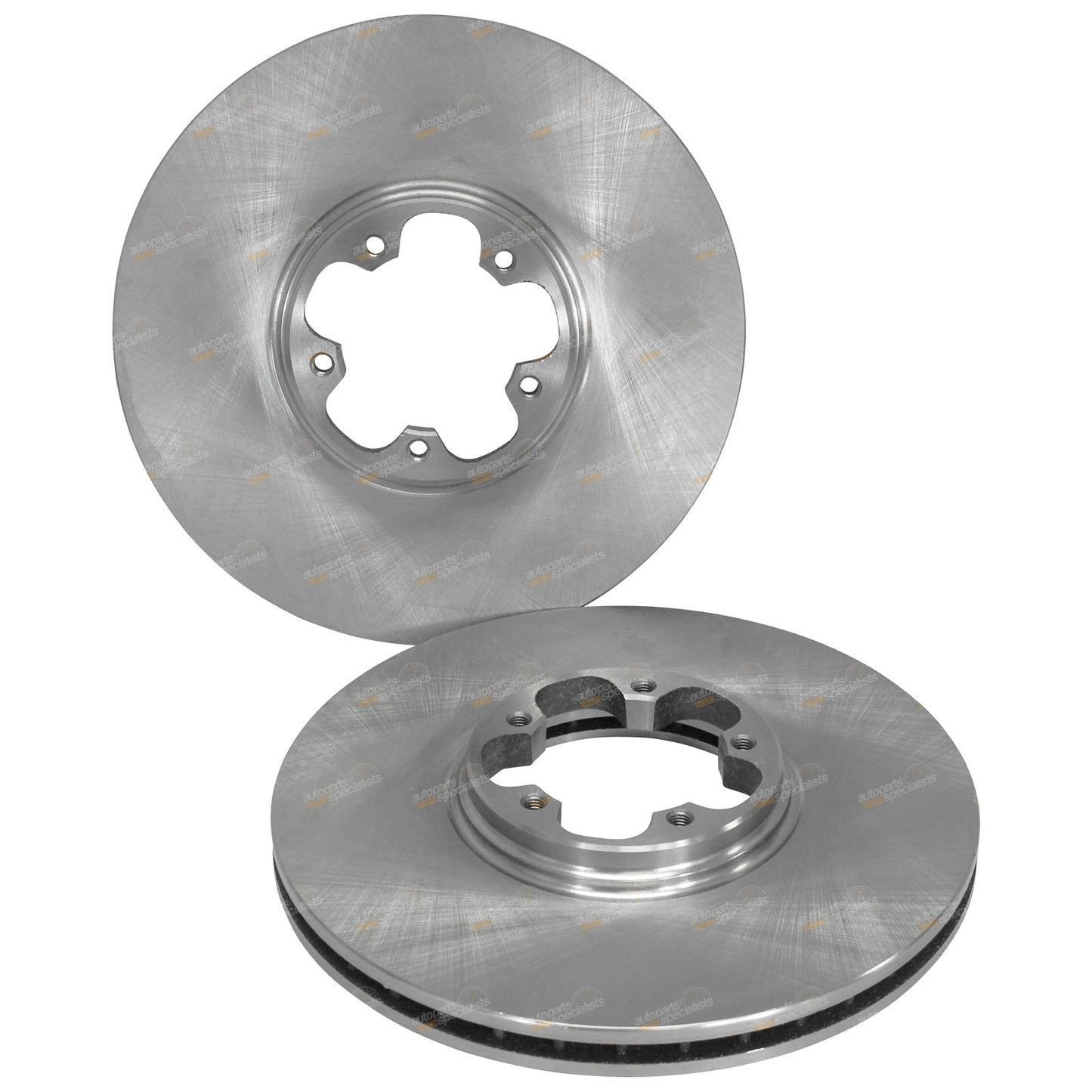 2 Front Disc Brake Rotors for Ford Transit VH VJ (2001–2006)
