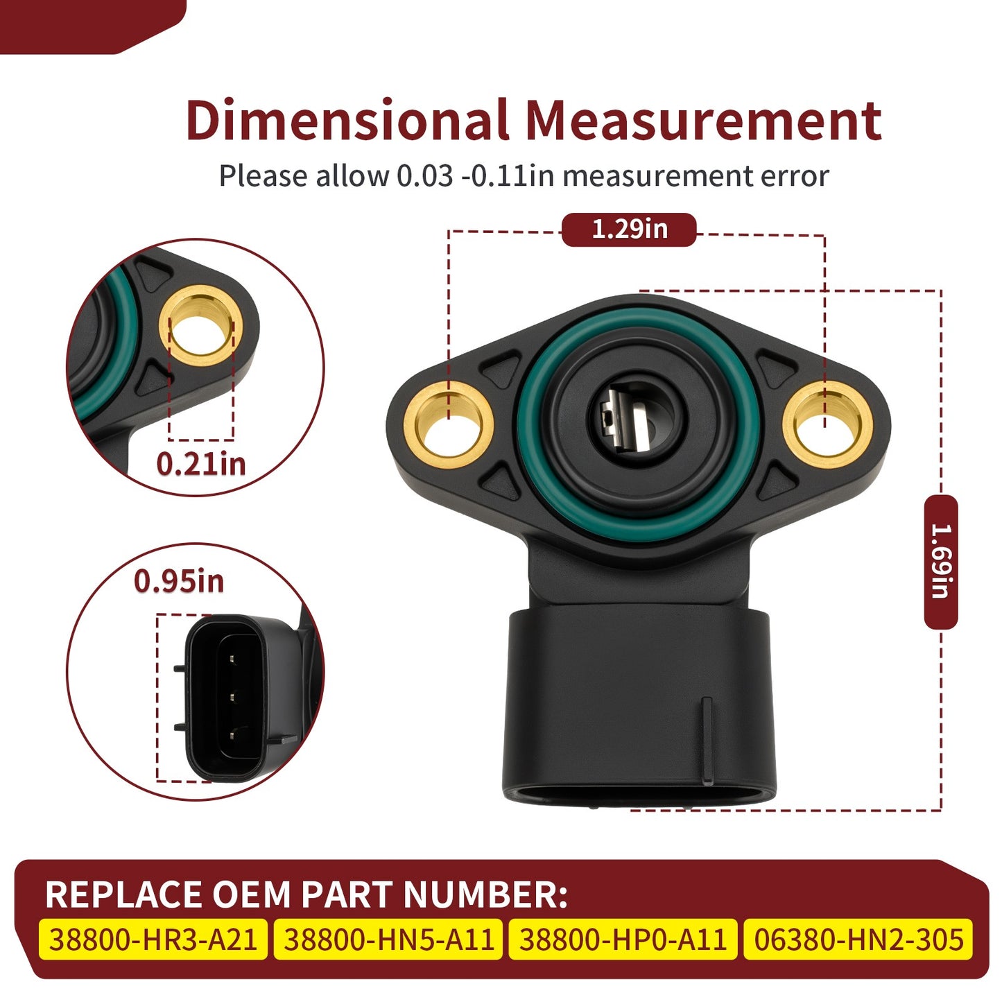 Angle Sensor for Honda Foreman 500 TRX 2005–2019