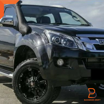 Black Projector Headlights for Isuzu D-Max Pickup (2012-2015) -  H11 HB3
