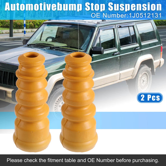 2pcs Rear Suspension Bump Stop for Volkswagen Jetta (1999–2005) 1J0512131 Rubber