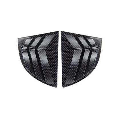 2 x Carbon Fiber Side Vent Window Scoop Louver Trim for Honda Civic (2006-2011)