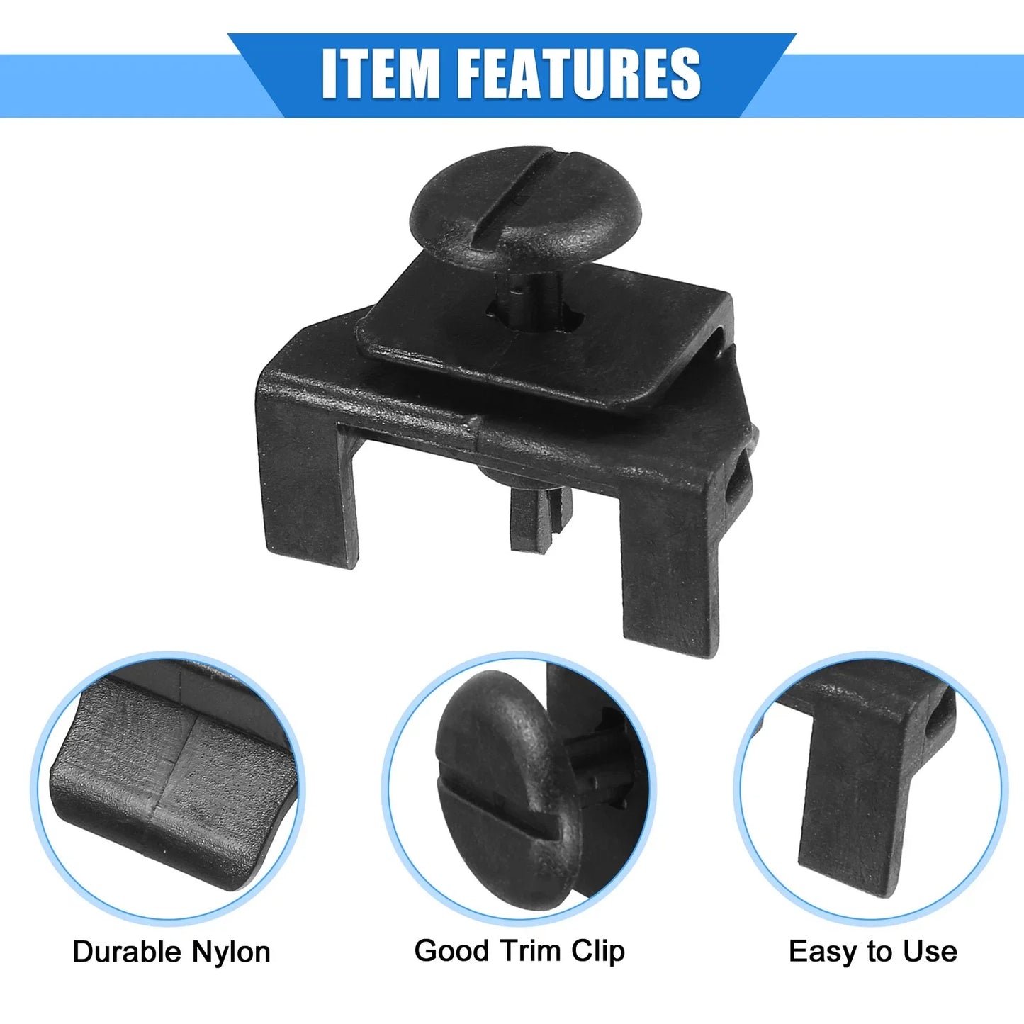 Car Front Fender Bumper Cover Clip & Pin Set for Toyota Camry (2004-2011)
