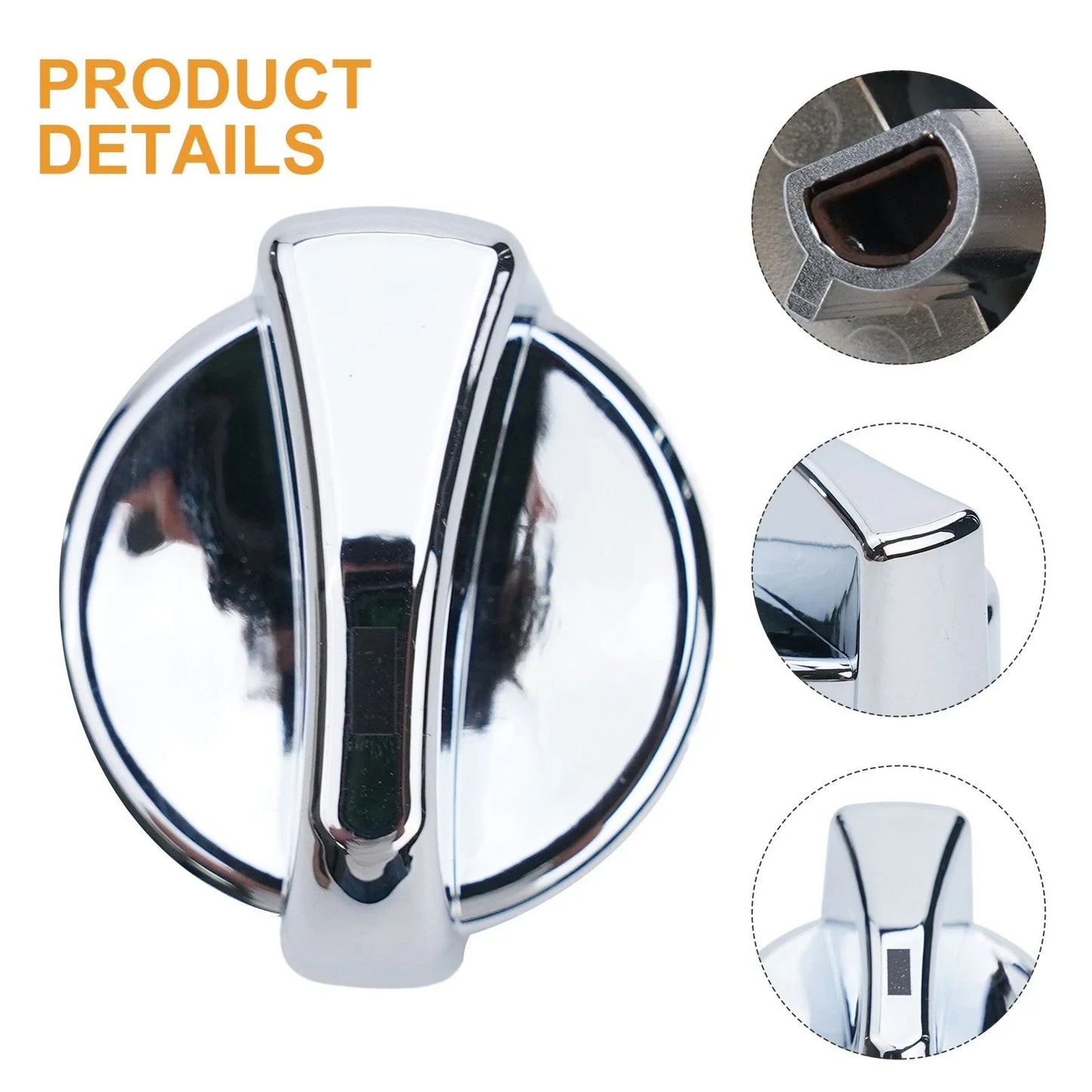 Chrome AC Heater Control Knob for Peterbilt (1987–2011)