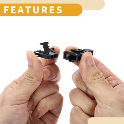 Set of 2 Pin Car Tweeter Connector Plugs for Audi (No. 3B0972702/3B0972712)