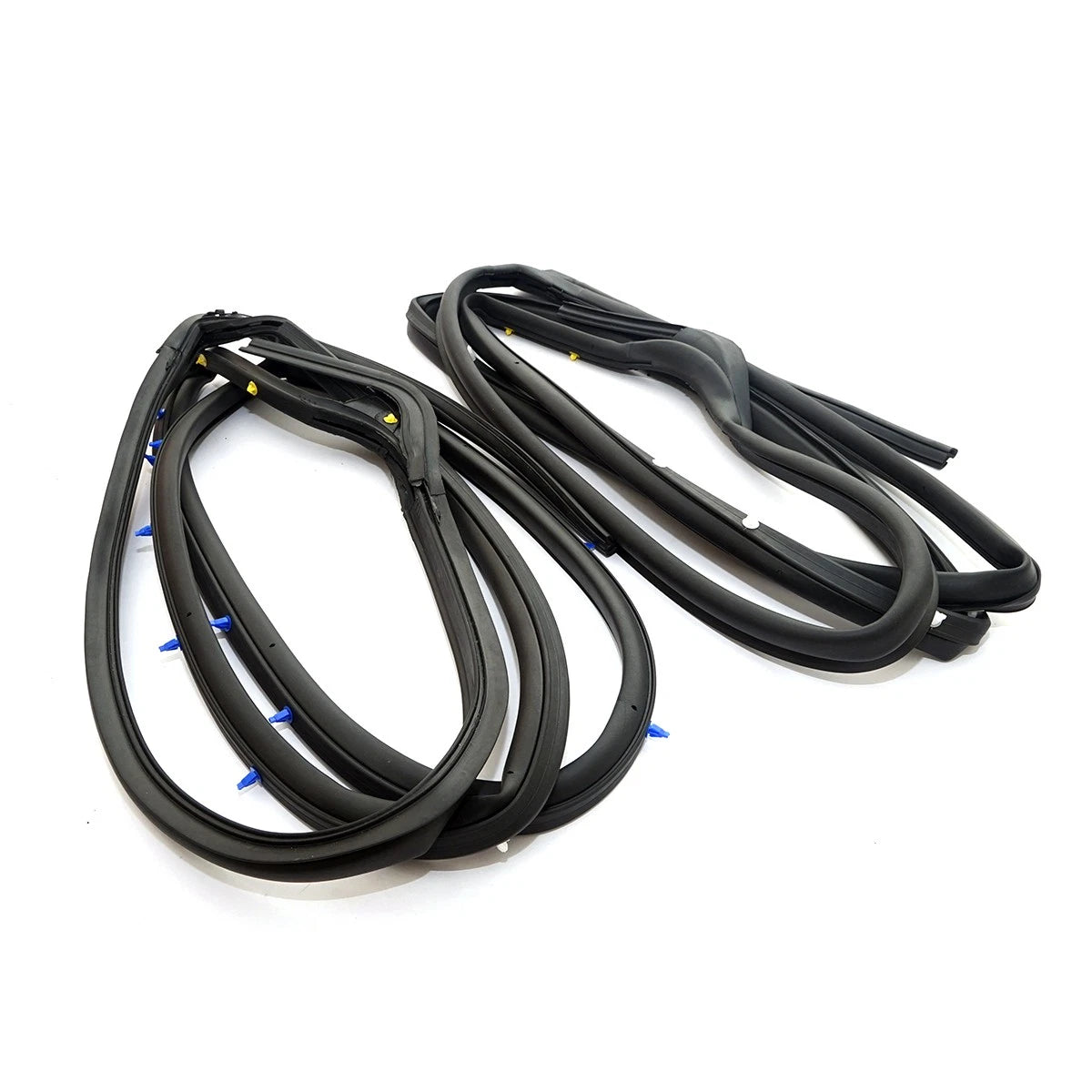 Set of 4 Rear Door Weatherstrip Rubber Seals for Honda Civic (2012–2015)