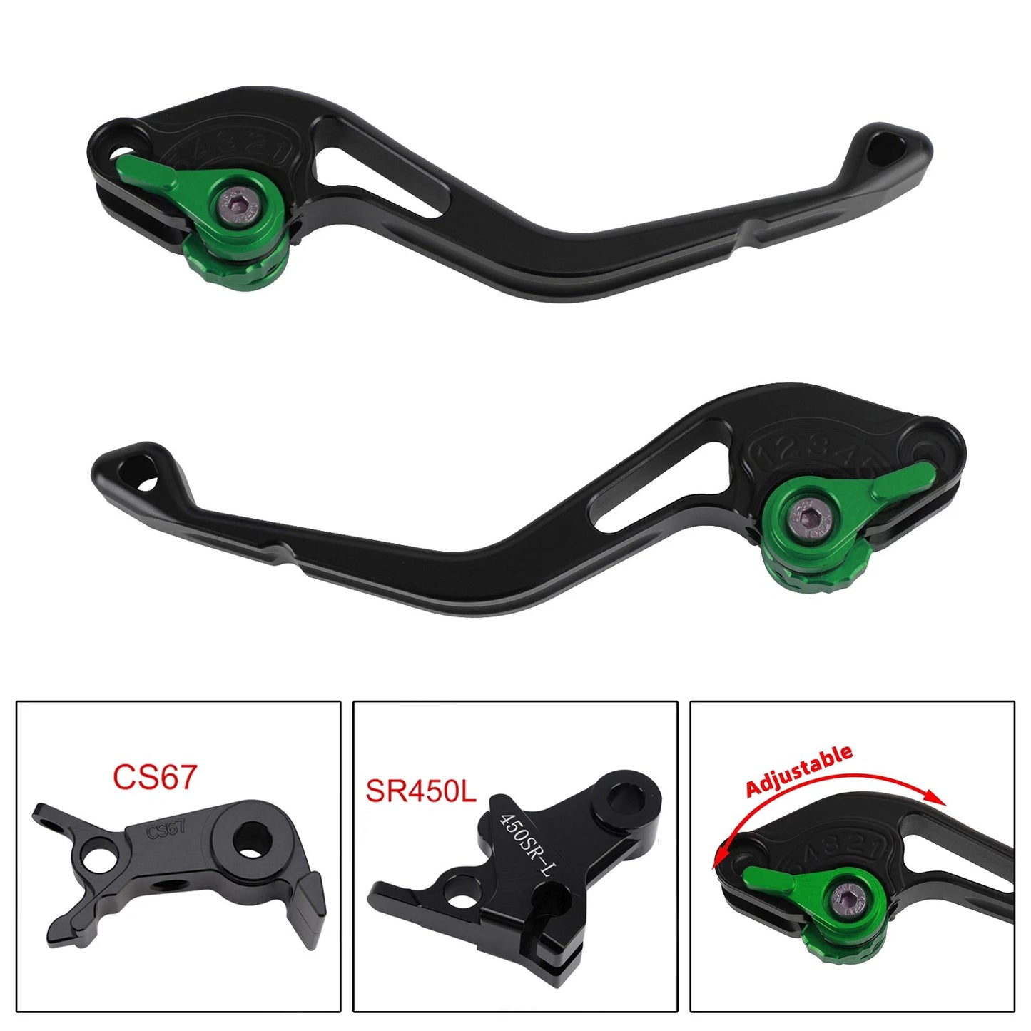 Short Levers Brake Clutch for Voge DS900X 900DSX (2024–2026)