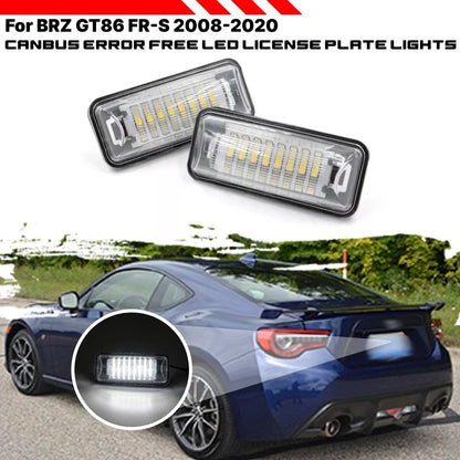 White LED License Plate for Scion FRS Subaru BRZ WRX Impreza STi Toyota 86