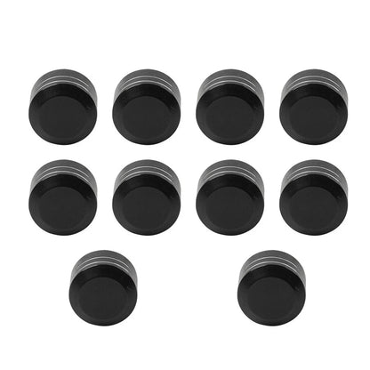 10 x CNC 11mm-14.6mm Engine Bolt Topper Caps for Harley Dyna Softail