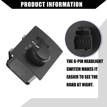 Car Headlight Switch for Chrysler 300, Dodge Challenger (2005-2010)