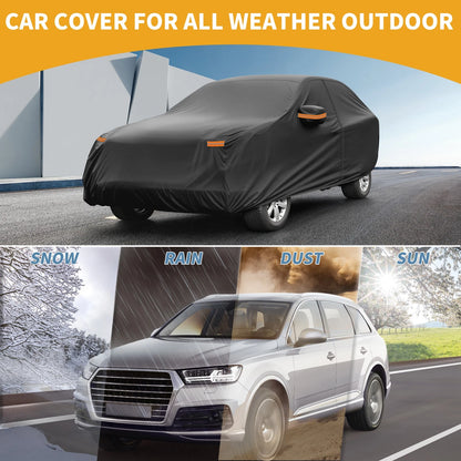 Waterproof Car Cover for Subaru Outback (190T-PU, Black)