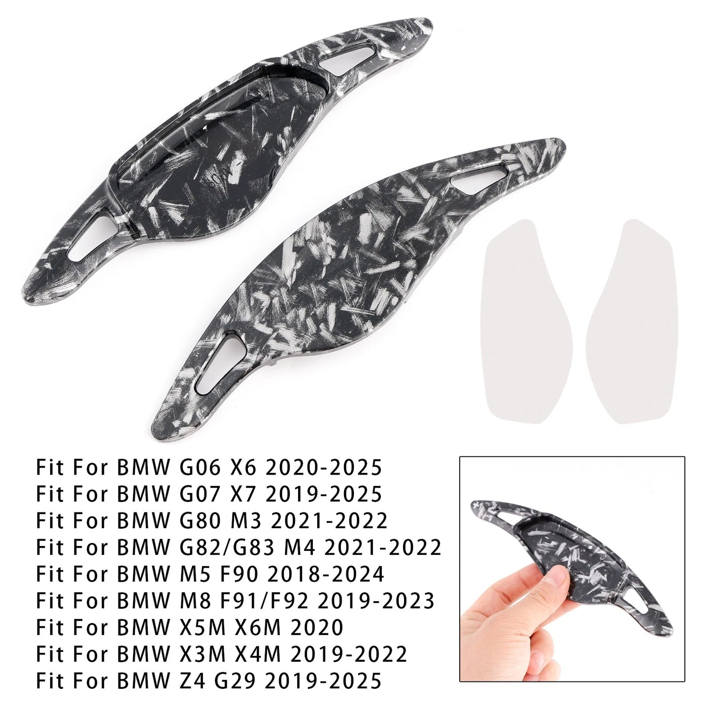 Shift Paddles for Toyota Corolla, Camry (2014–2021) Aluminum Black