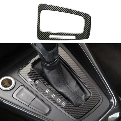 Carbon fiber ABS Gear Shift Panel Cover Trim for Ford Focus (2015–2018)