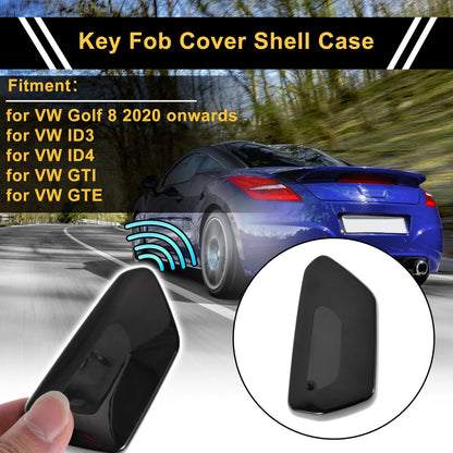 Black TPU Car Key Case for VW Golf 8 (2020–Present) - 3 Buttons