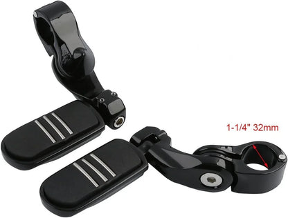 1-1/4" Motorcycle Engine Guard Foot Pegs for Harley Davidson