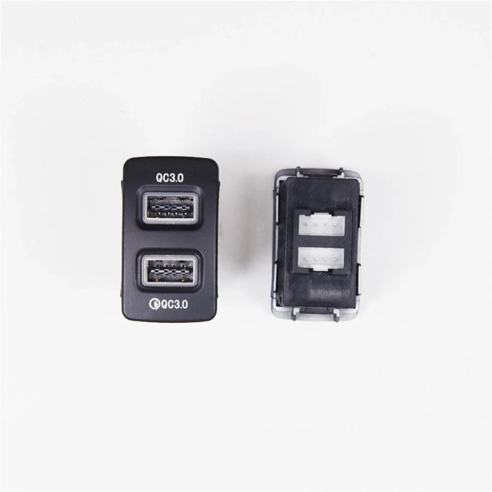 18W Dual-USB QC3.0 Fast Car Charger for Honda Acura Civic (2016-2023)