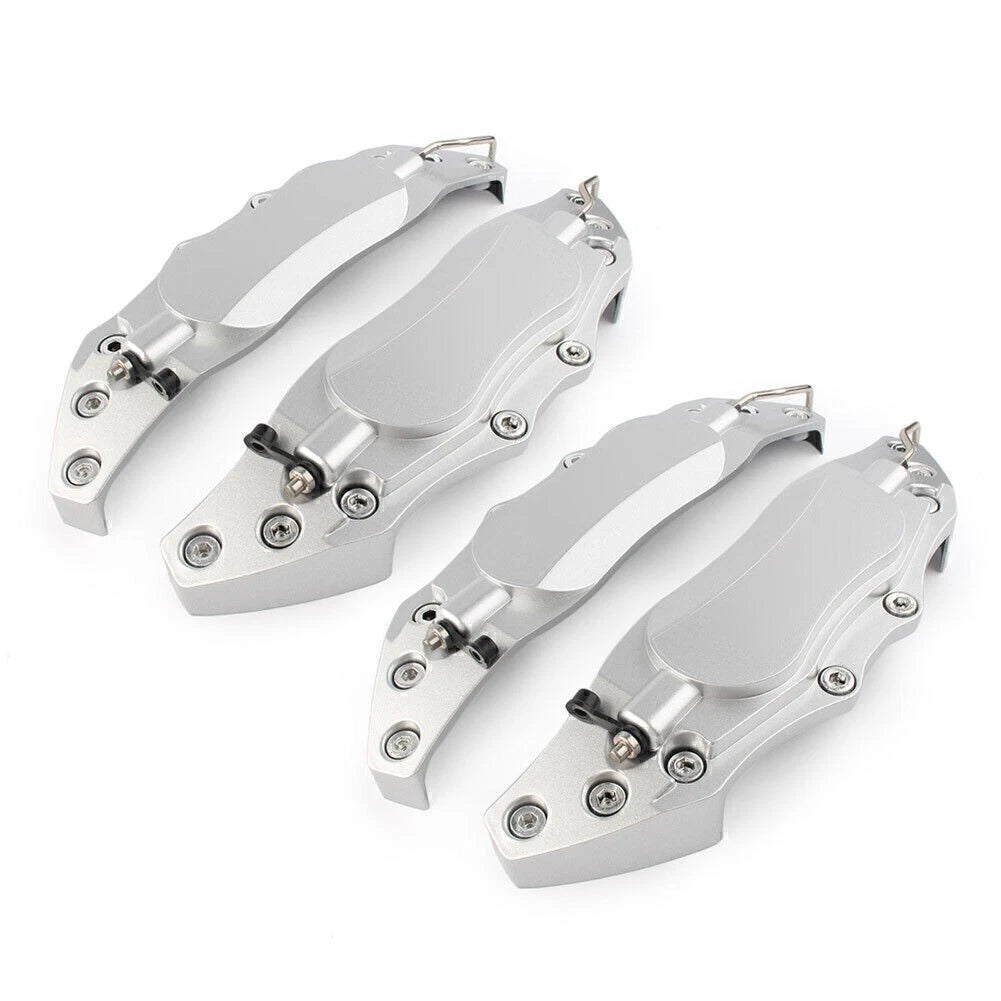 Set of 4 Metal 3D Brake Caliper Covers for Universal Fit (10.5")