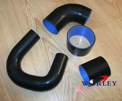 Red Silicone Intercooler Hose for Subaru WRX STI GC8 (1998–2000)