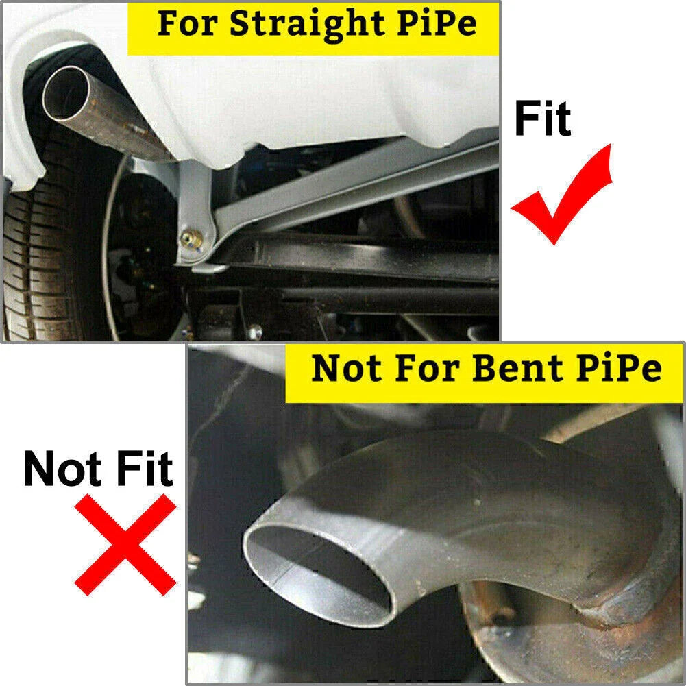 Stainless Steel Exhaust Pipe Tail Muffler Tip for Car Accessories (All Years)