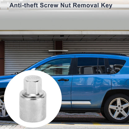 Wheel Lock Lugnut Antitheft Key Socket for Jeep Compass (2007–2023)