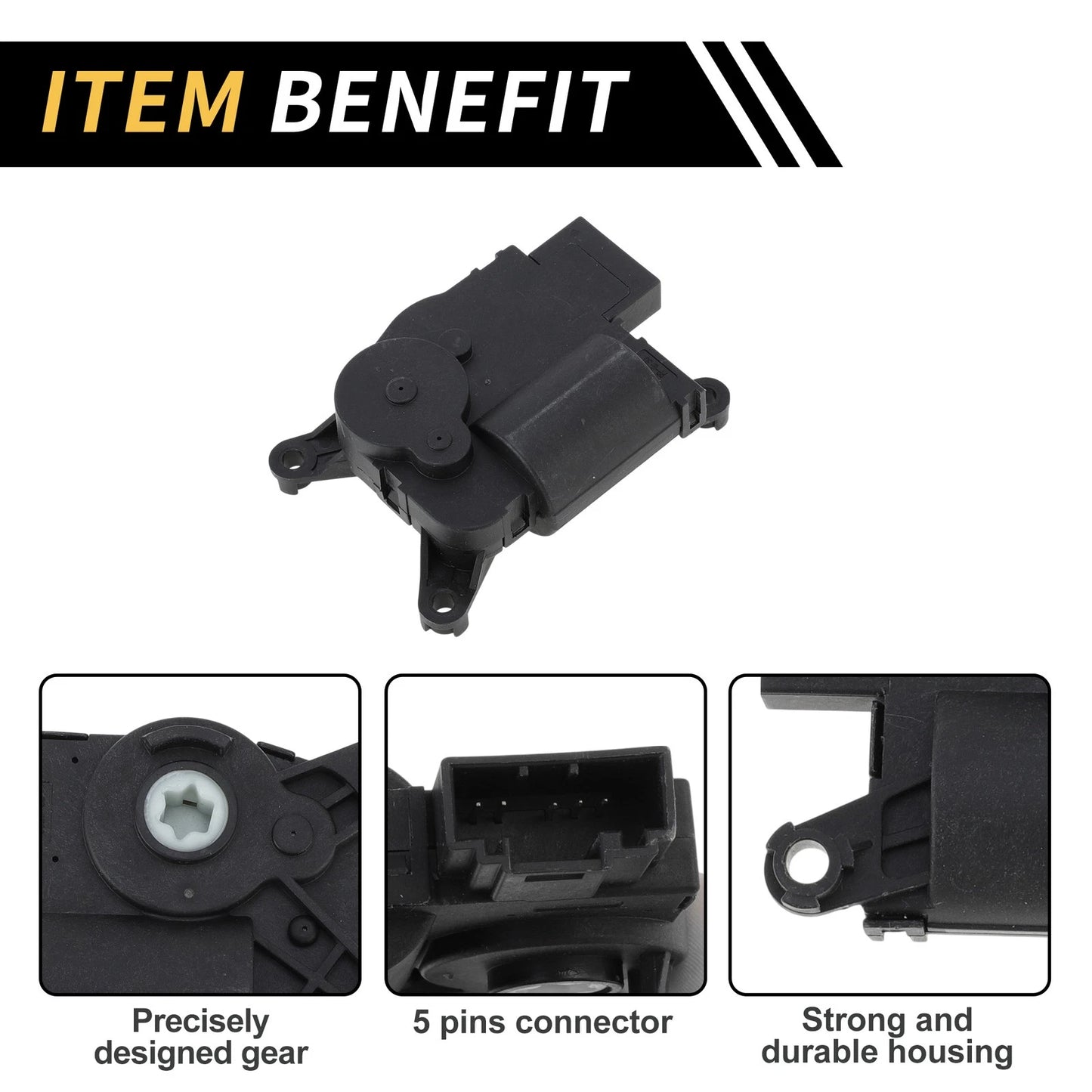 HVAC Heater Blend Door Actuator for Volkswagen Tiguan (2012–2016) No. 2Q0907511A