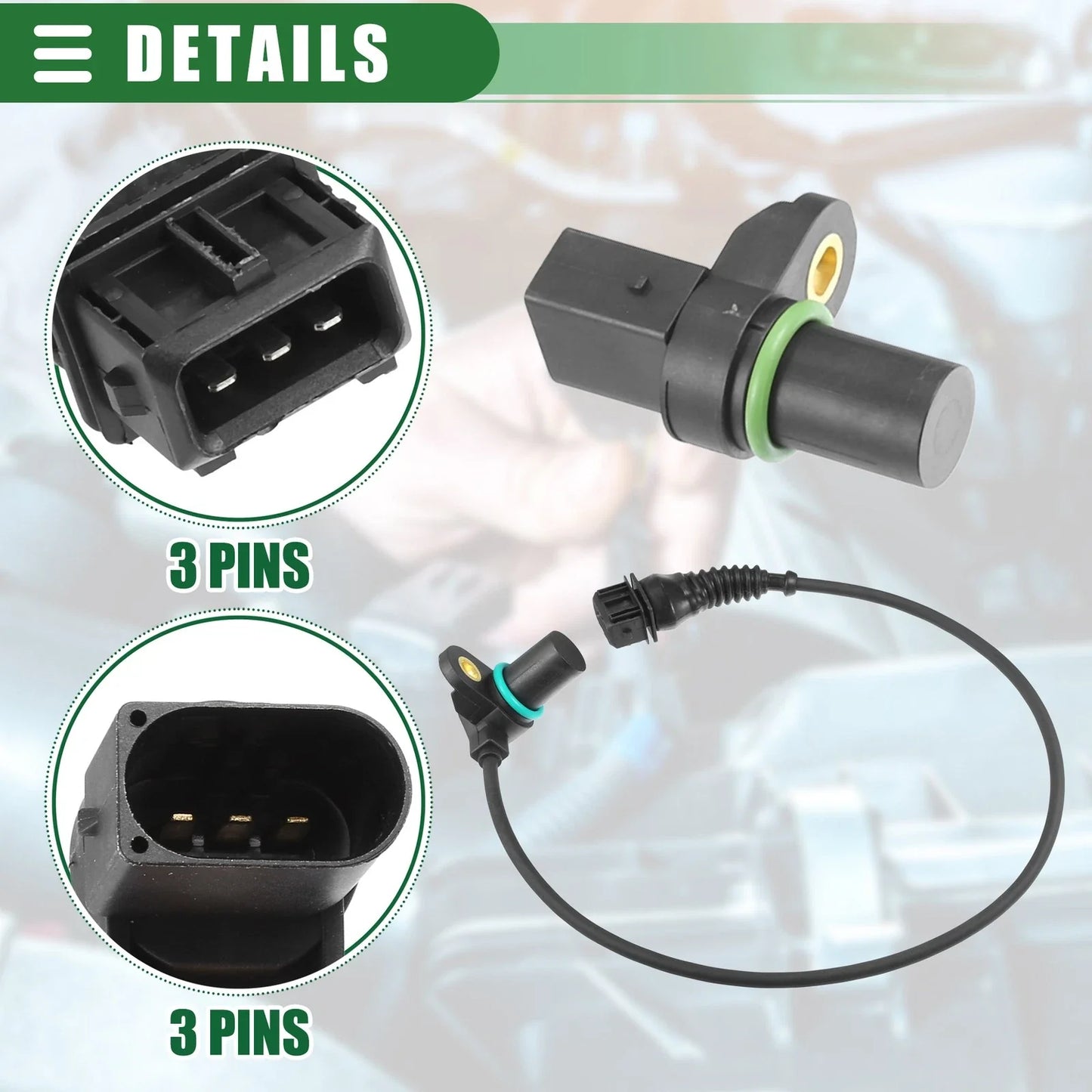 1 x Camshaft Position Sensor for BMW 325Ci (2001 - 2006)