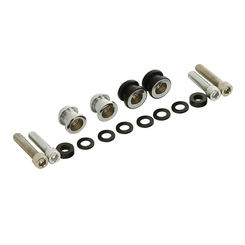 Chrome/Black Two Up Mount Rack for Harley Softail Sport Glide (2018-2022)