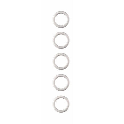 5 Pcs Engine Oil Drain Plug Gaskets for Hyundai Accent, Veloster, Kia (2011-2023)