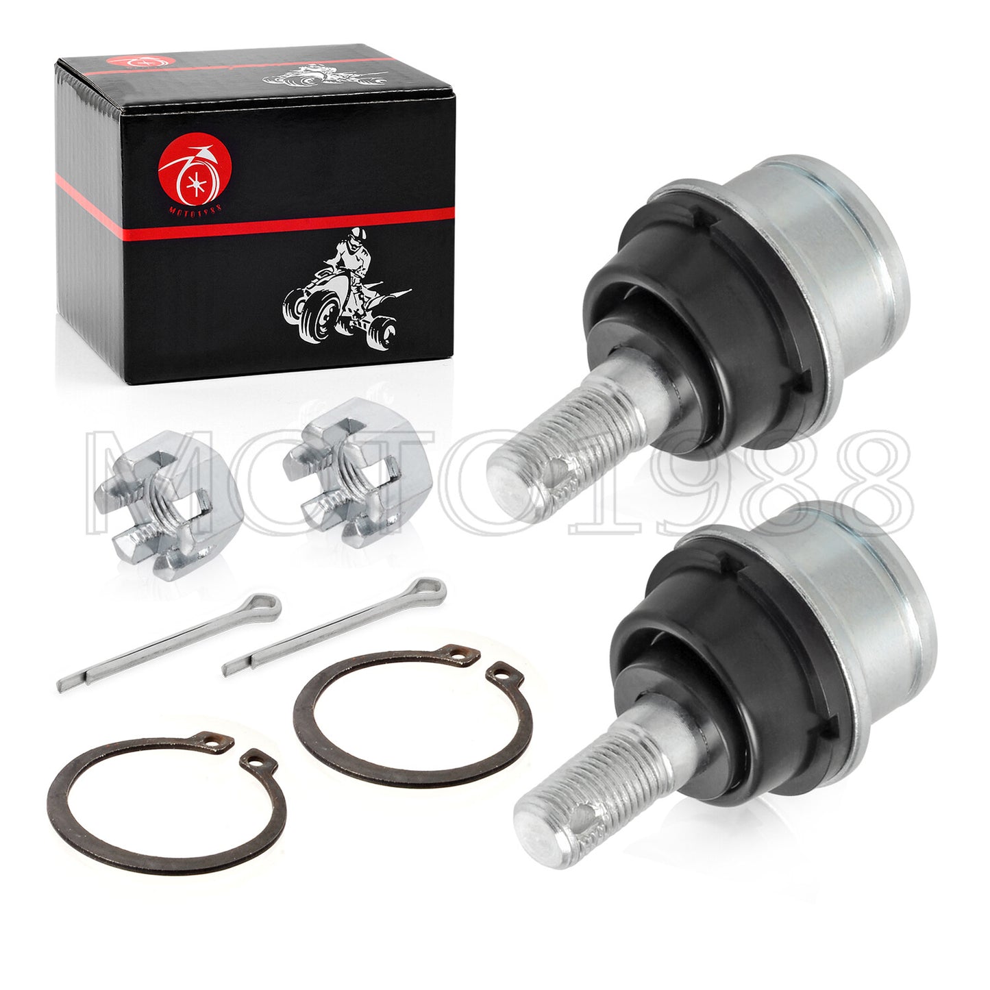 Set of 2 Front & Lower Ball Joint Kit for Honda Rancher TRX350 TRX420 (2000–2023)