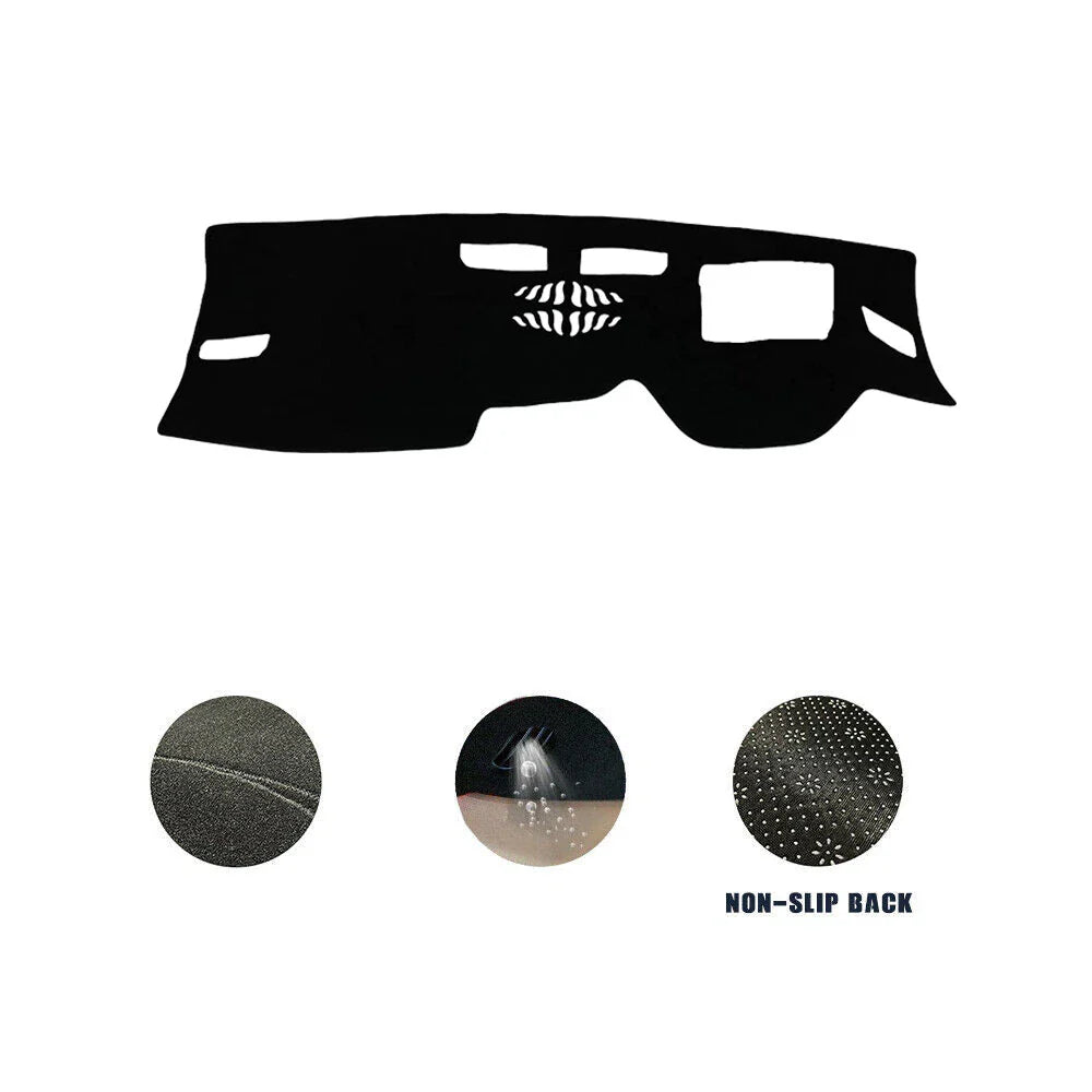 Non-Slip Dash Mat for VW Golf 8 MK8 W/HUD 2021-2023 Dashboard Cover Black