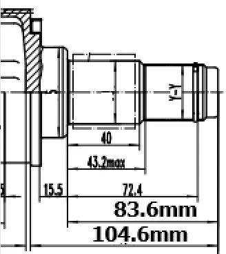 Left CV Axle Drive Shaft for Toyota Kluger (2017–2021)