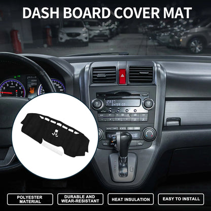 Dashboard Cover Mat for Honda CR-V (2017–2022) Sun Protector Black