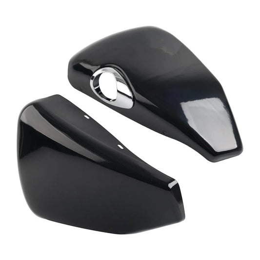Vivid Black ABS Battery Covers for Harley Sportster XL883 1200 (2014-2022)