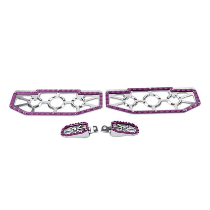 Driver Passenger Floorboard Foot Peg Pedals for Harley Road King (1994–2023)