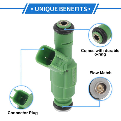 1 Pc Fuel Injector No. 0280155911/XL2E9F593B5A for Ford Contour 2.5L V6 (1998–2000)