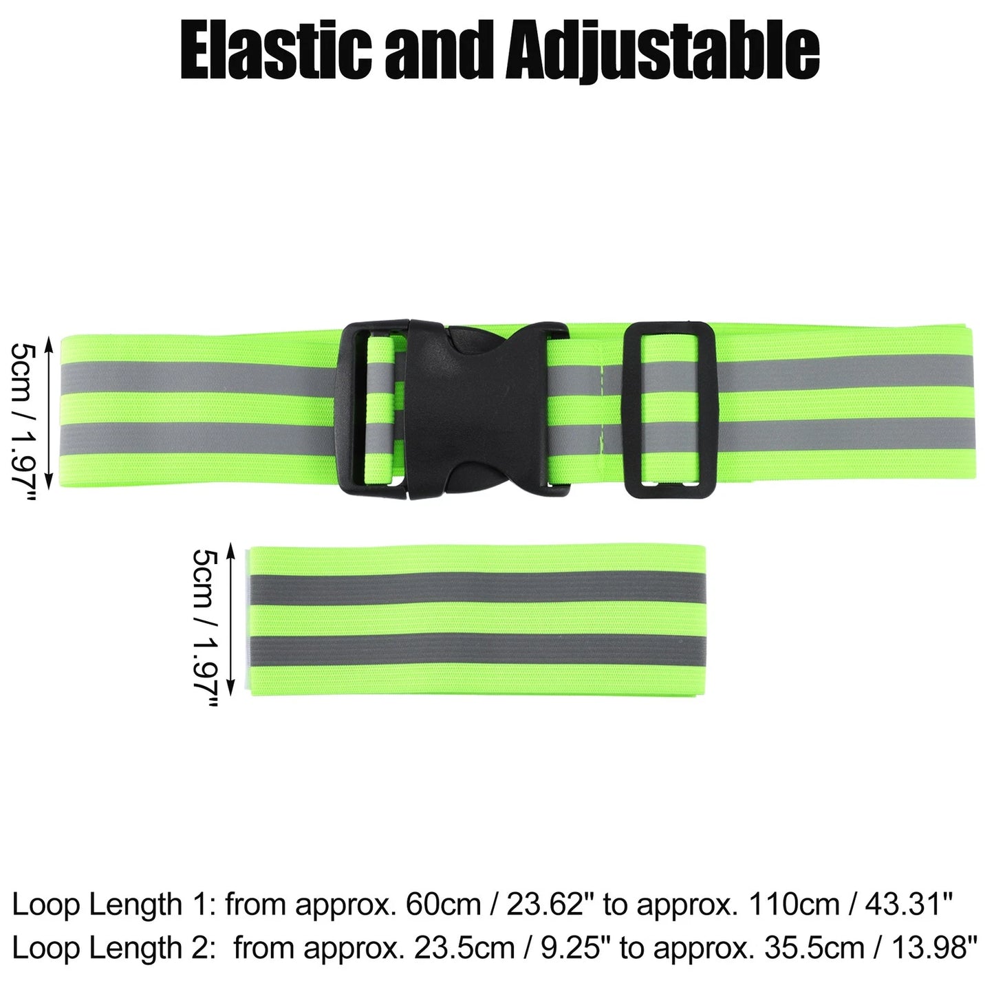 3 Pcs Reflective Belt for Night Walking Gear