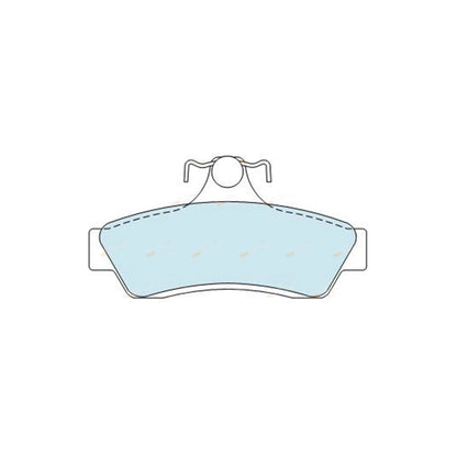 Set of 4 Bendix Ultimate Disc Brake Pads for Commodore VT VX VU VY VZ (1997–2006)