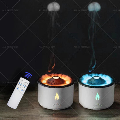 360ml Volcano Flame Essential Oil Diffuser & Humidifier for Home