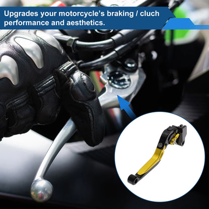 Adjustable Brake Clutch Lever for Kawasaki Versys 650 (2006–2023) Black Gold