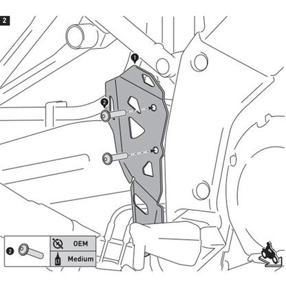 Brake Cylinder Guard for Suzuki V-Strom 1050A 1050XT 2019-2020 Black